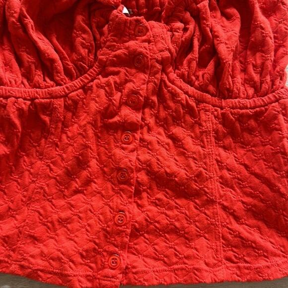 Free People Ladybug Long-Sleeve Top - Flambé, Size L, Trendy & Unique! - Picture 7 of 10